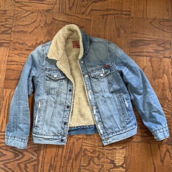 Lucky Brand Sherpa Trucker Jacket - Picture 3 of 7